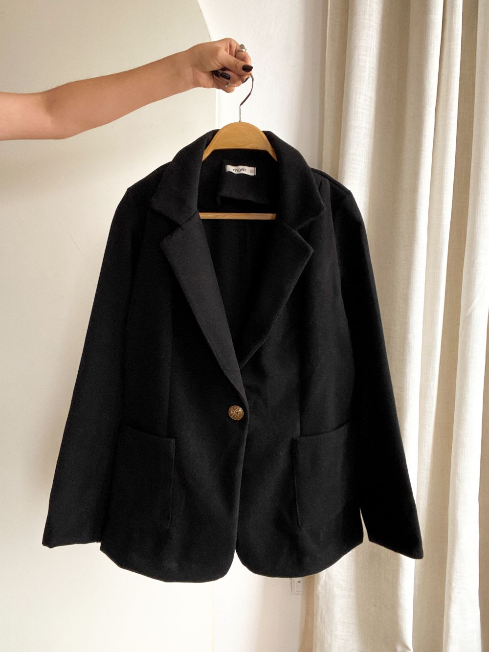 Abrigo French negro
