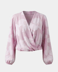 Blusa cruzada rosa