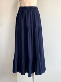 Falda tiempos azul marino