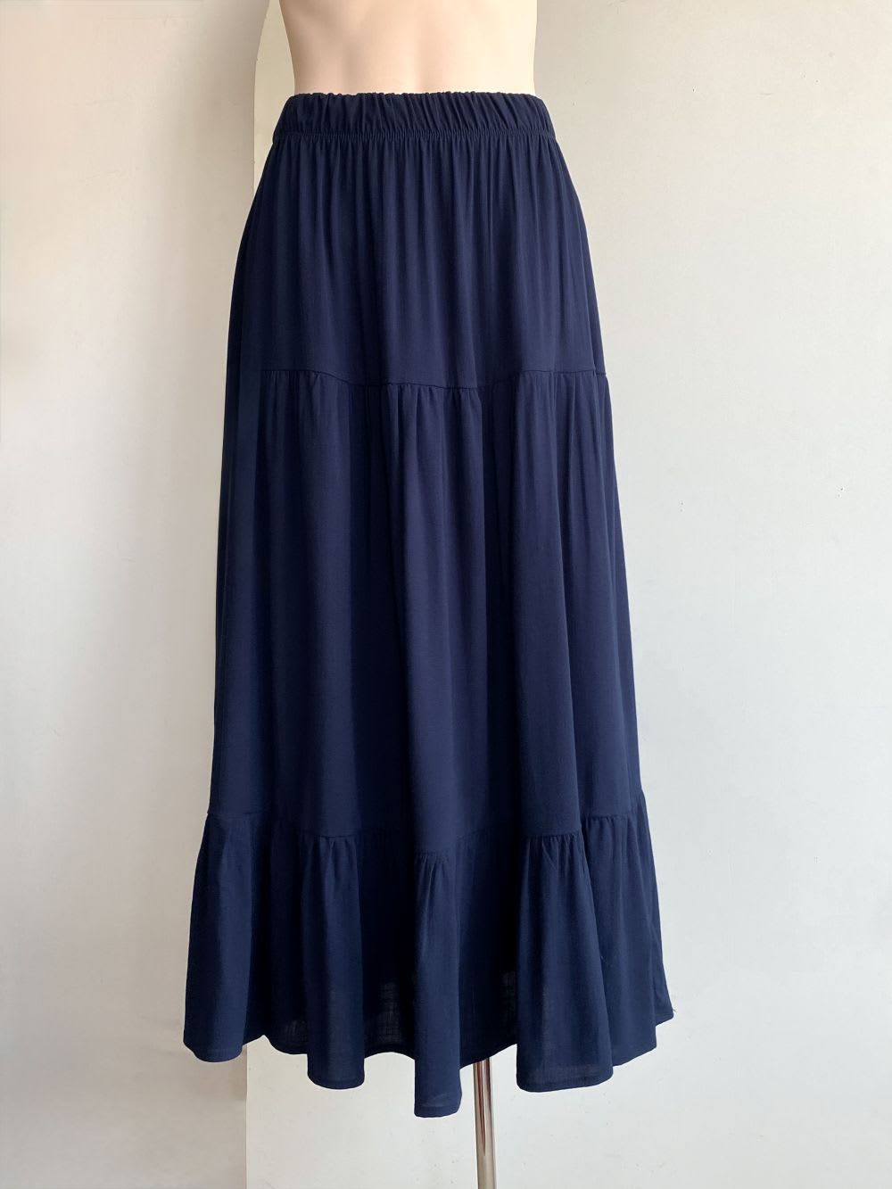 Falda tiempos azul marino