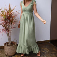 Vestido Santorini verde