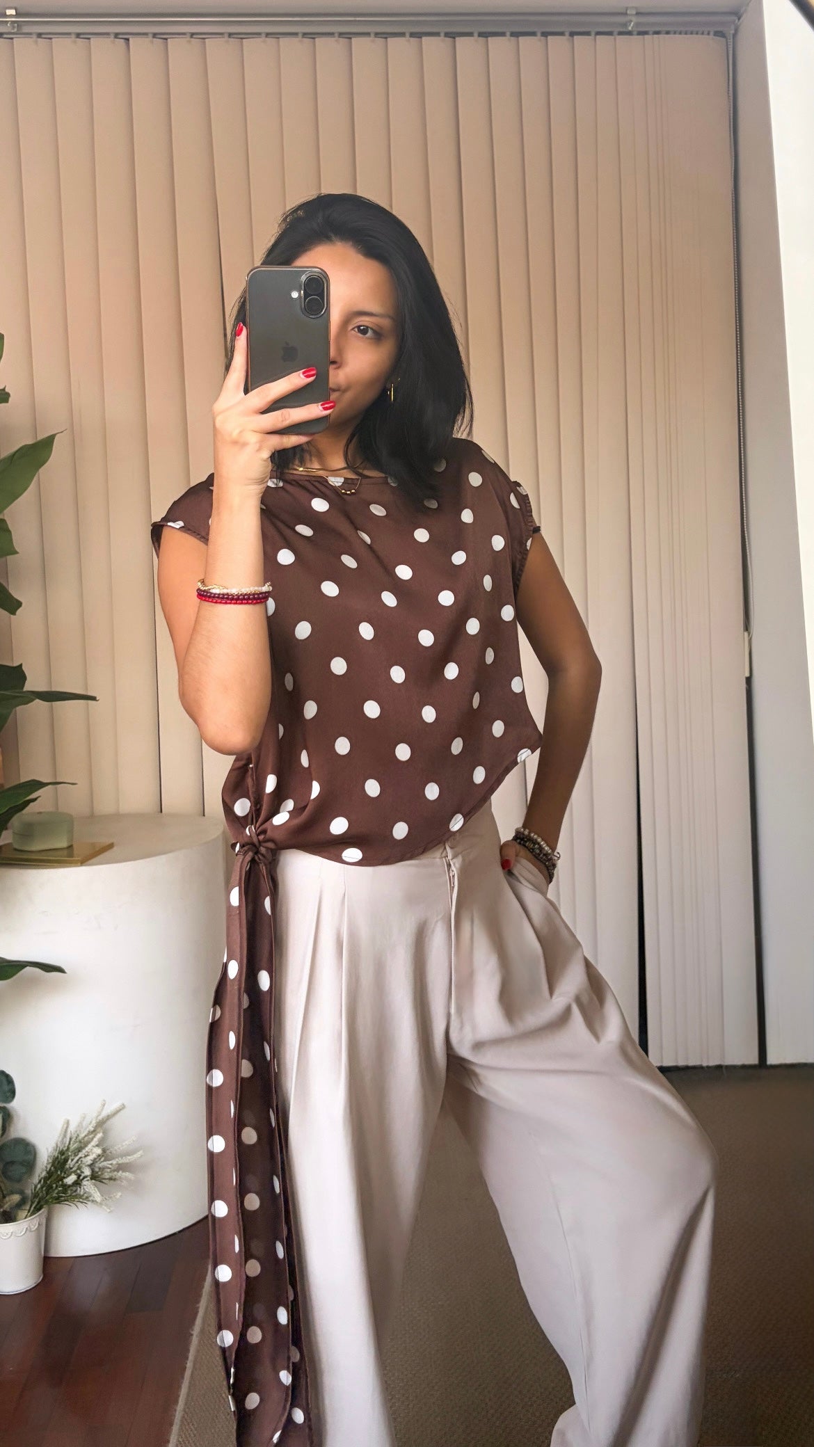 Blusa Mika marrón