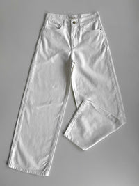 Pantalón Viena wide hueso
