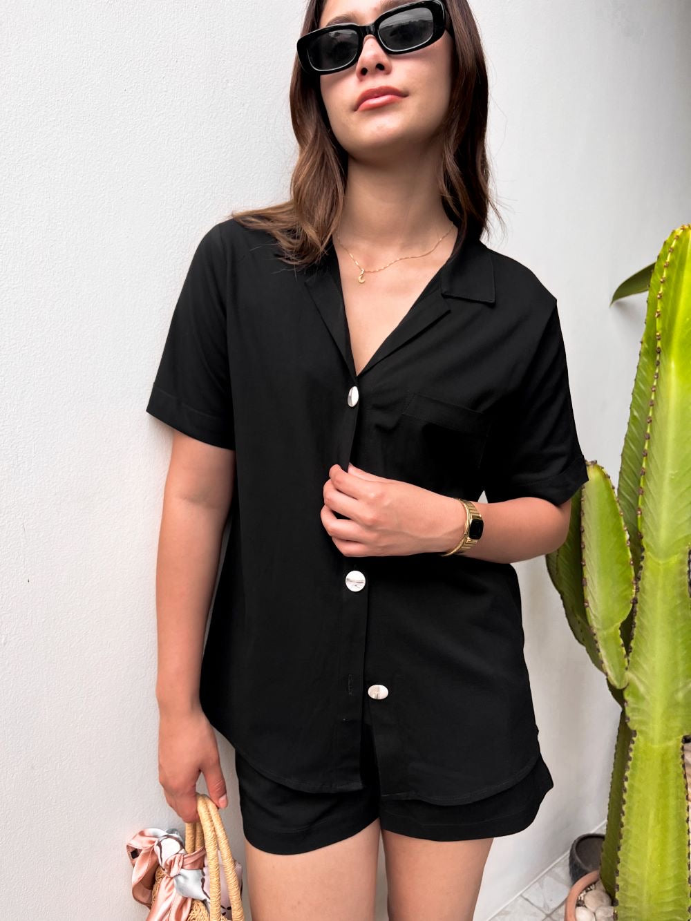 Camisa lazo negro