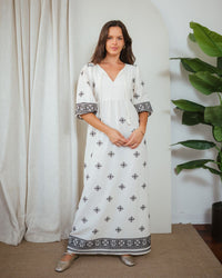 Vestido Helena perla