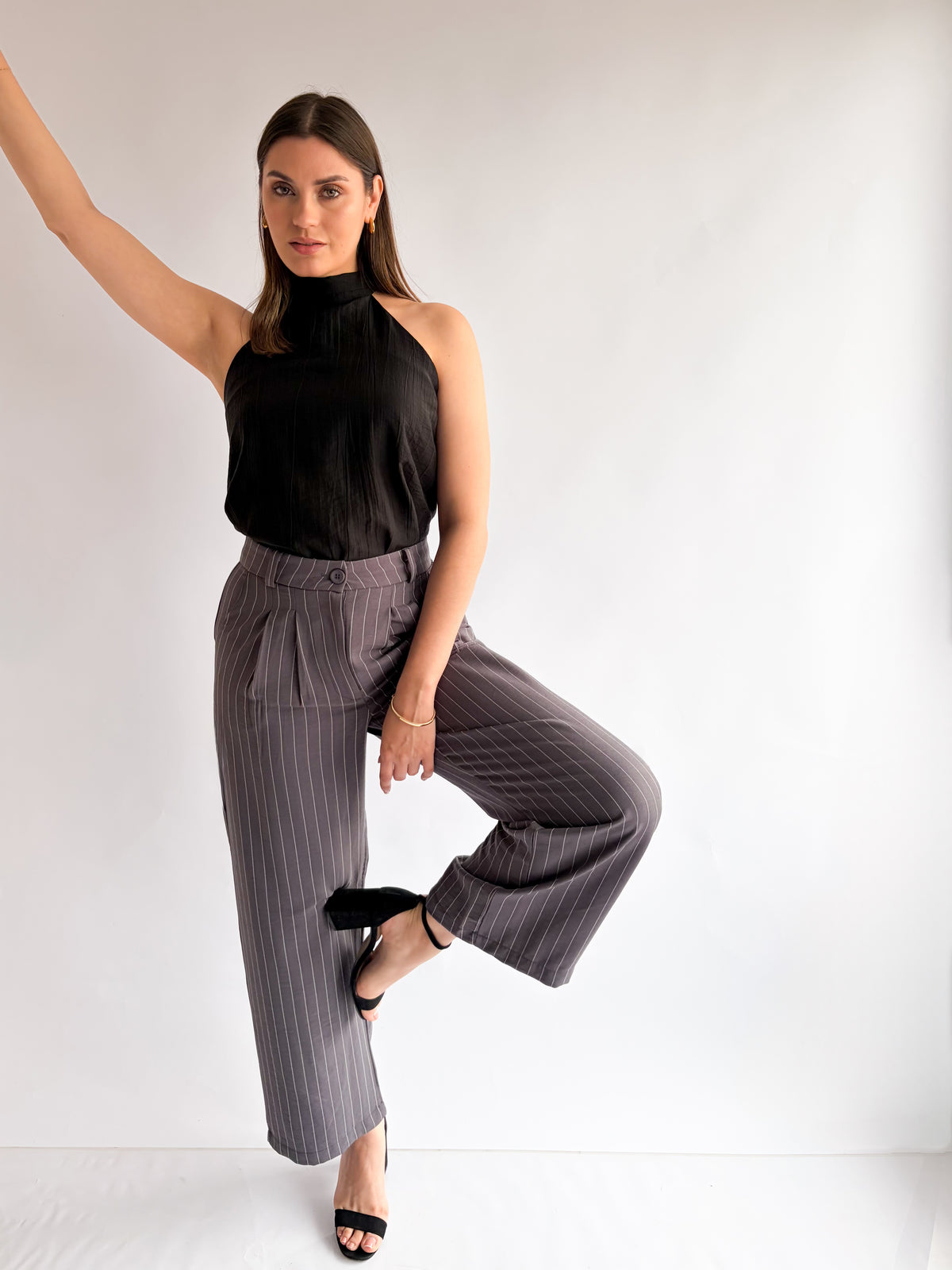 Blusa Halter negro