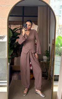 Pantalón Convertible cocoa