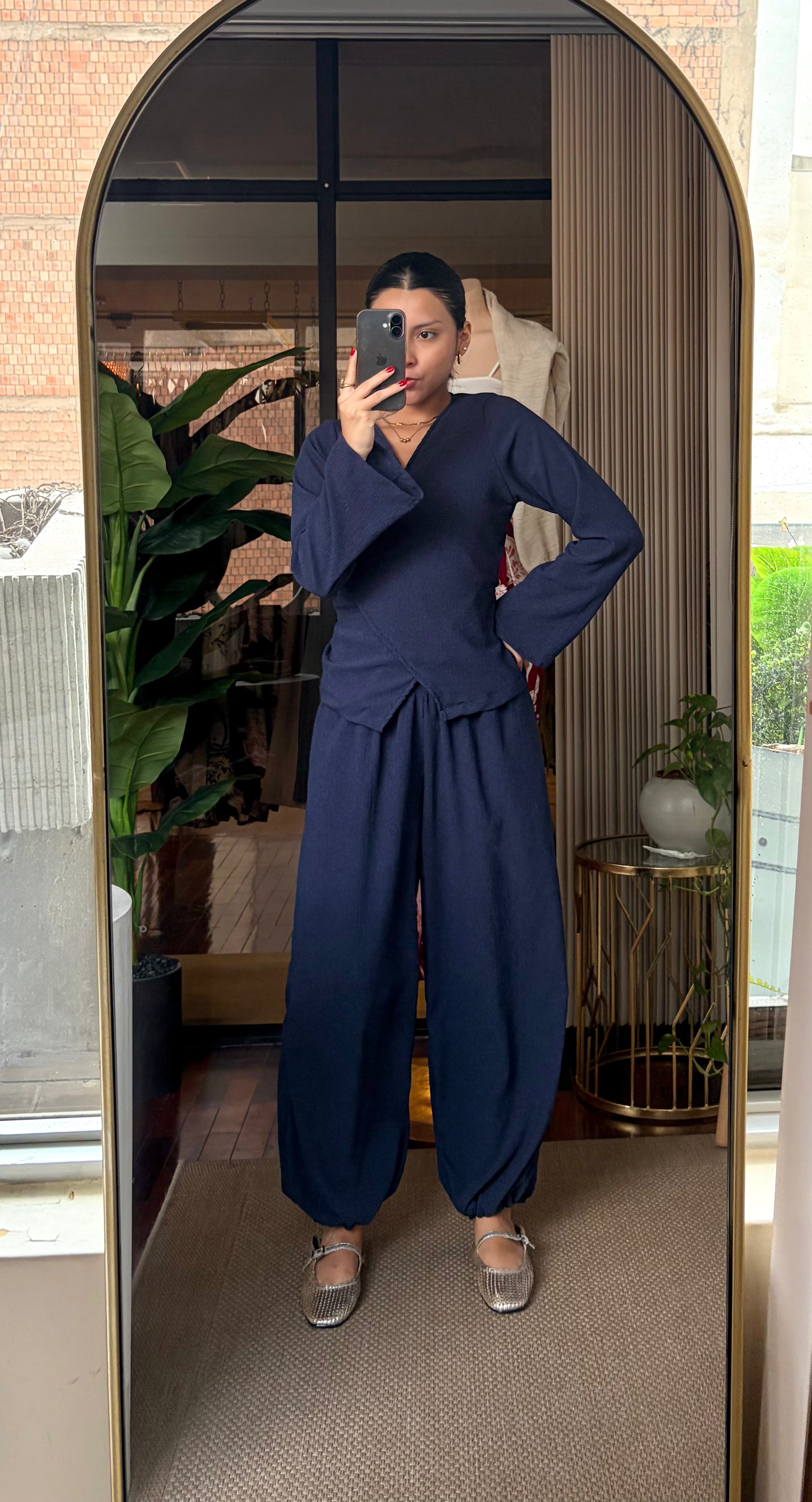 Pantalón Convertible azul