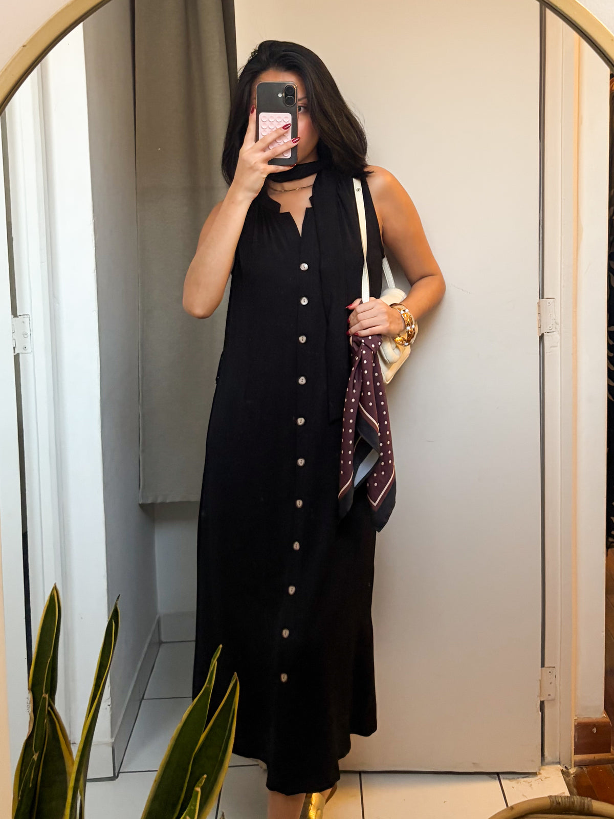 Vestido Capa Negro