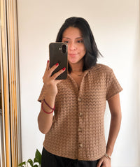 Camisa Camille cocoa