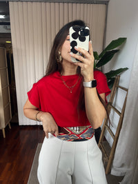 Polo Khloe rojo