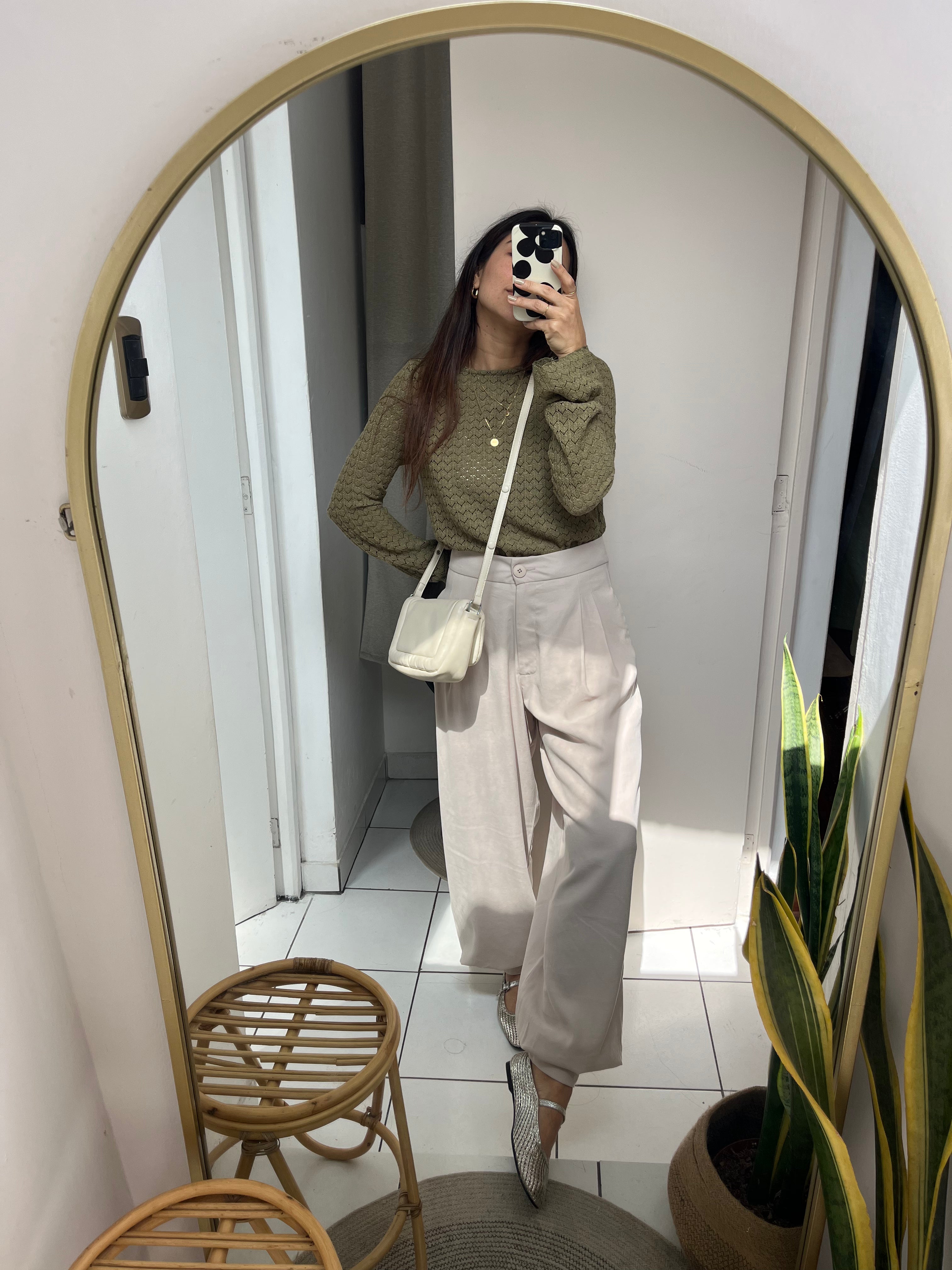 Pantalón Aladino beige