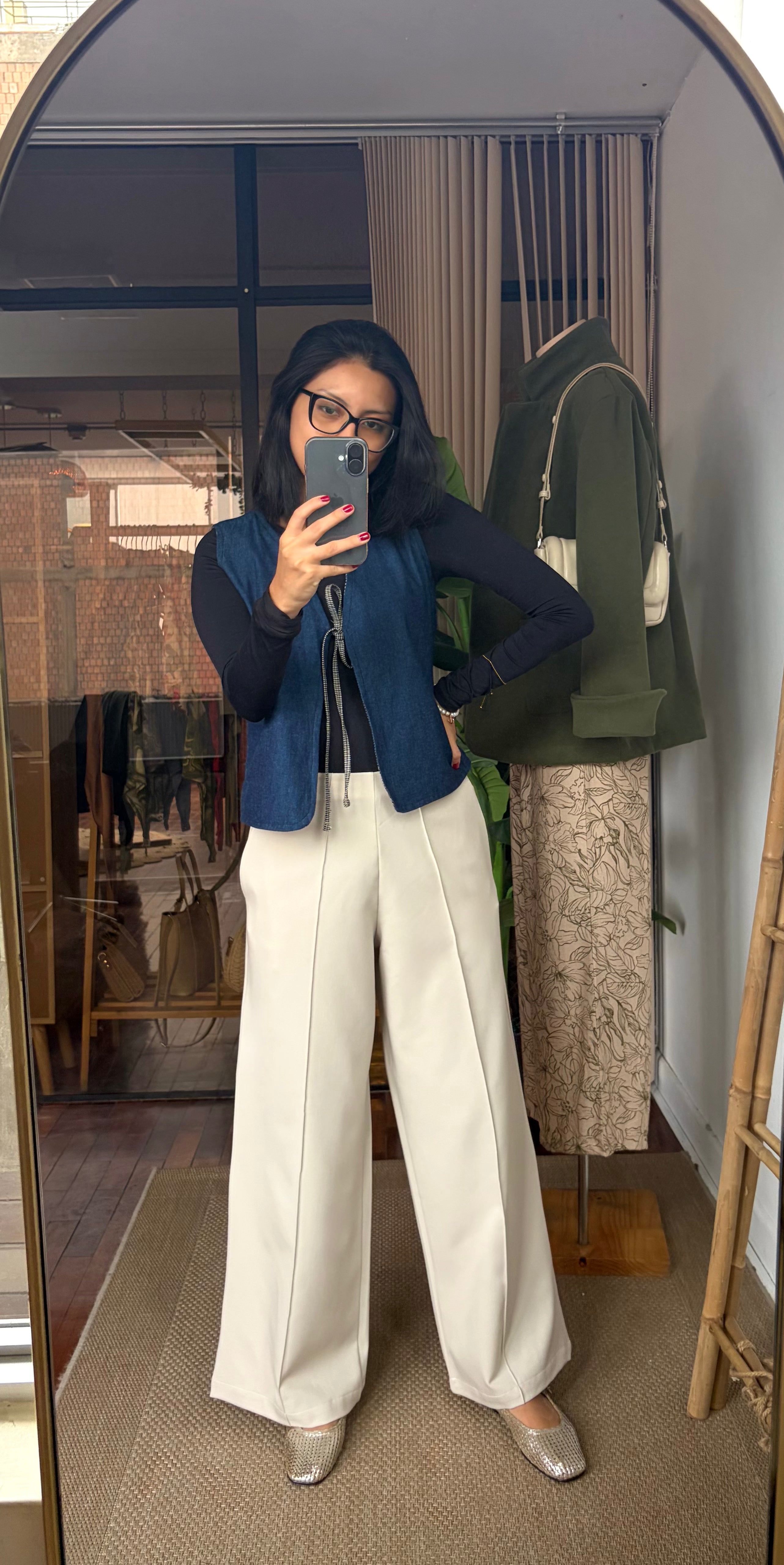 Pantalón Caeli beige