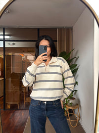 Sweater rayas negro
