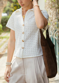 Camisa Camille perla
